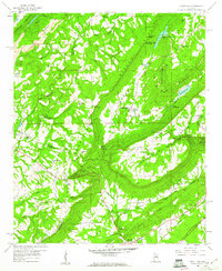 Hyatt Gap 1958 topographic map thumbnail