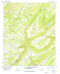 Hyatt Gap 1958 topographic map thumbnail