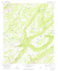 Hyatt Gap 1958 topographic map thumbnail