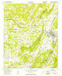 Jacksonville 1947 topographic map thumbnail