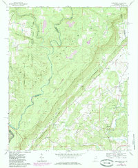 Jamestown 1967 topographic map thumbnail