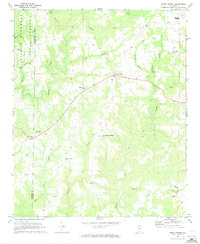 Jones Chapel 1969 topographic map thumbnail