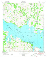 Jones Crossroads 1950 topographic map thumbnail