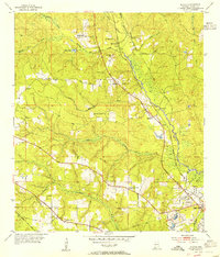 Kushla 1953 topographic map thumbnail