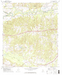 La Place 1971 topographic map thumbnail