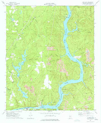 Lake Nicol 1974 topographic map thumbnail