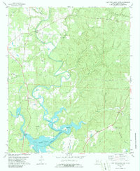 Lake Tuscaloosa North 1978 topographic map thumbnail