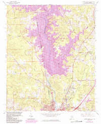 Lanett North 1964 topographic map thumbnail