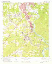 Lanett South 1964 topographic map thumbnail