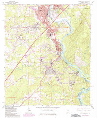 Lanett South 1964 topographic map thumbnail