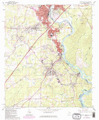 Lanett South 1964 topographic map thumbnail