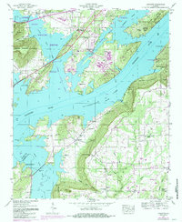 Langston 1947 topographic map thumbnail