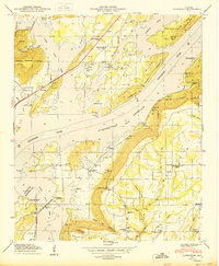 Langston 1950 topographic map preview