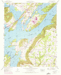 Langston 1947 topographic map preview
