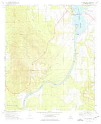 Lee Long Bridge 1974 topographic map thumbnail