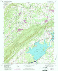 Leesburg 1967 topographic map thumbnail