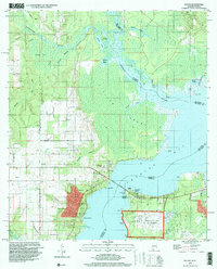 Lillian 1994 topographic map thumbnail