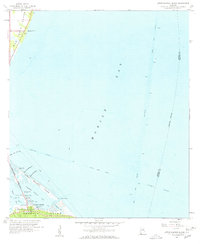 Little Dauphin Island 1958 topographic map thumbnail