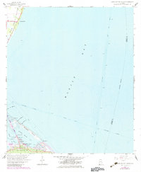 Little Dauphin Island 1958 topographic map thumbnail