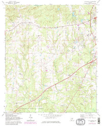 Loachapoka 1971 topographic map thumbnail