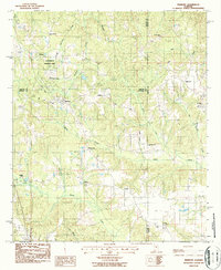 Marbury 1987 topographic map thumbnail