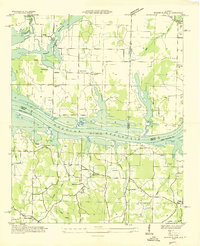 Mason Ridge 1936 topographic map thumbnail