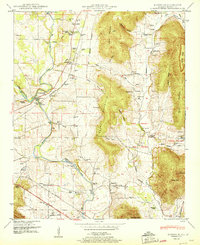Maysville 1951 topographic map thumbnail