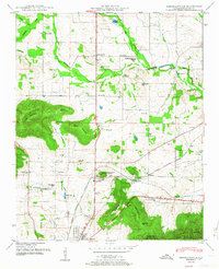 Meridianville 1951 topographic map preview