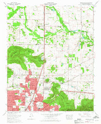 Meridianville 1964 topographic map thumbnail