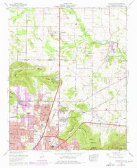 Meridianville 1964 topographic map thumbnail