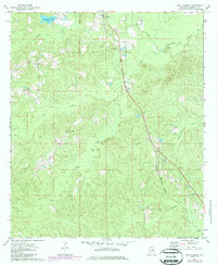 Millry South 1974 topographic map thumbnail