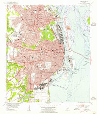 Mobile 1953 topographic map thumbnail