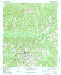 Monroeville 1972 topographic map thumbnail