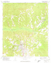 Monroeville 1972 topographic map preview