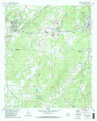 Montevallo 1980 topographic map thumbnail