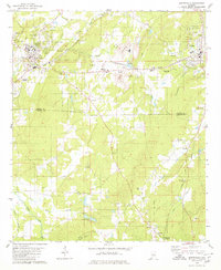Montevallo 1980 topographic map thumbnail
