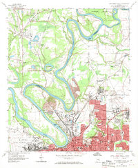 Montgomery North 1958 topographic map thumbnail