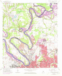 Montgomery North 1958 topographic map thumbnail