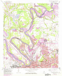 Montgomery North 1958 topographic map thumbnail