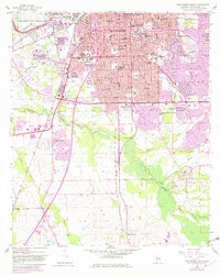Montgomery South 1958 topographic map thumbnail