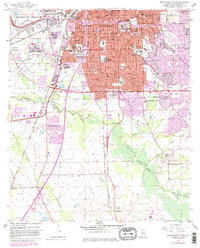 Montgomery South 1958 topographic map thumbnail