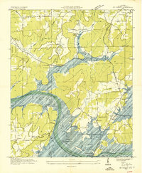 Mt Carmel 1936 topographic map thumbnail
