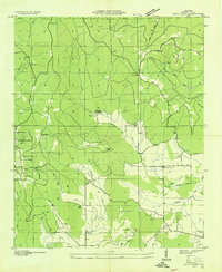 Mud Creek 1936 topographic map thumbnail