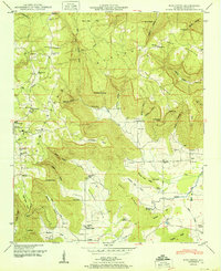 Mud Creek 1951 topographic map thumbnail