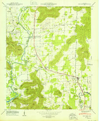 New Hope 1950 topographic map thumbnail