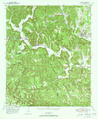 Oakman 1949 topographic map preview