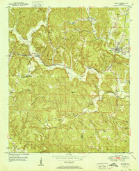 Oakman 1951 topographic map preview