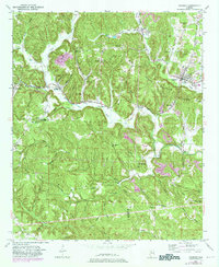 Oakman 1949 topographic map preview