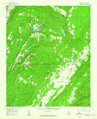 Odenville 1958 topographic map thumbnail