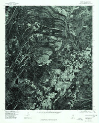 Odenville 1975 topographic map thumbnail